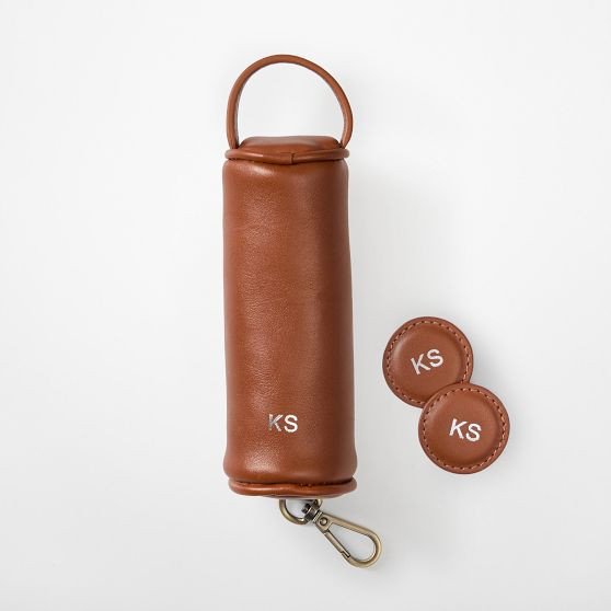 Graham Leather Golf Ball Pouch | Mark and Graham