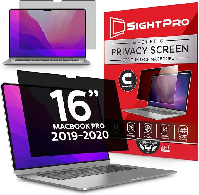 SightPro Magnetic Privacy Screen for MacBook Pro 16 Inch (2019, 2020) Laptop Privacy Filter and A... | Amazon (US)