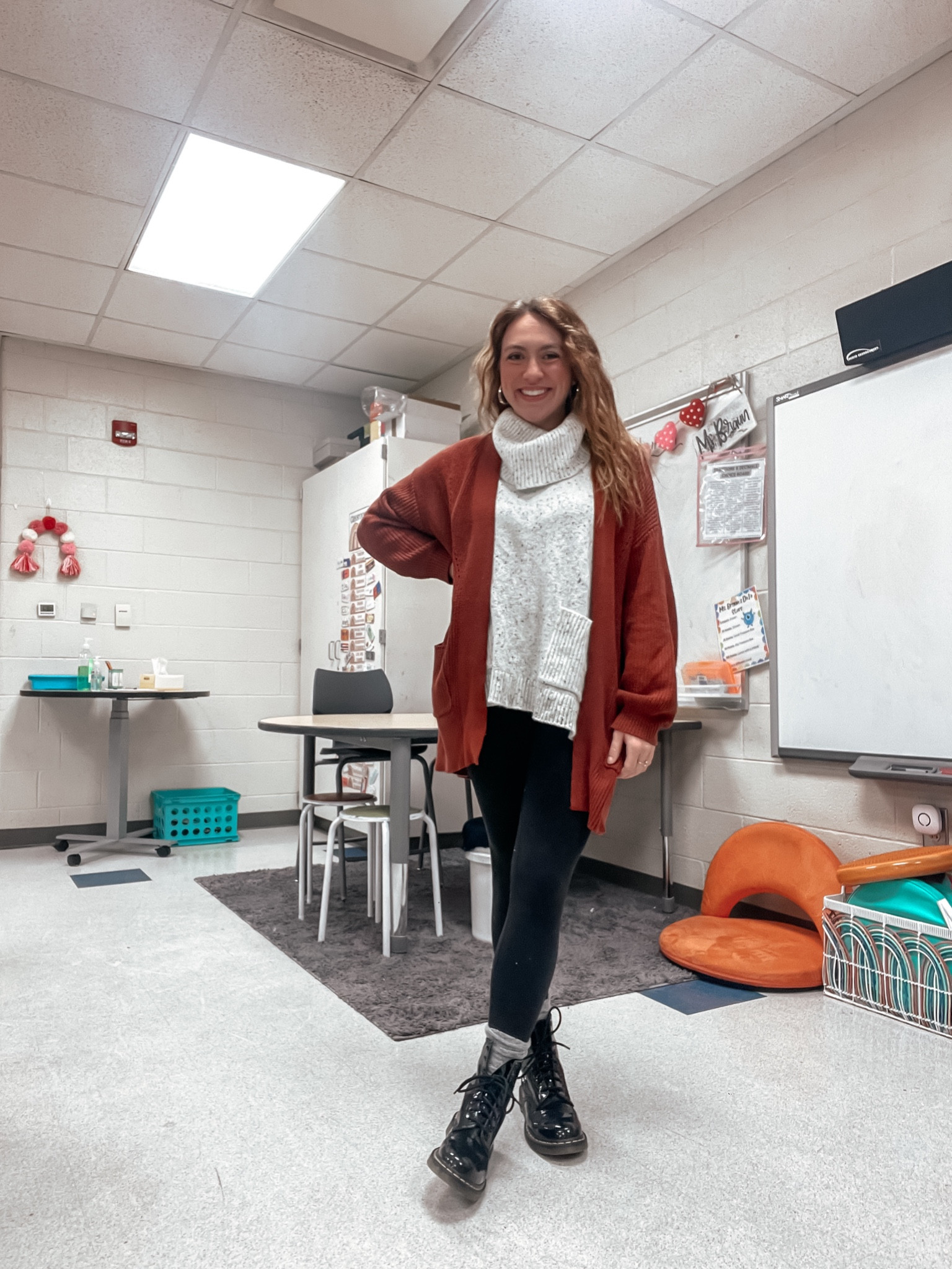 Teacher outfit, teacher style, teacher fashion, winter work outfits, winter boots, winter sweaters, comfortable work clothes 

#LTKworkwear #LTKSeasonal #LTKfindsunder100