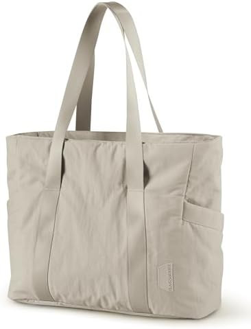 BAGSMART Tote Bag for Women, Tote Bag with Zipper Work Tote with Compartments Nurse Shoulder Hanb... | Amazon (US)