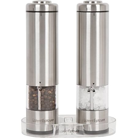 Russell Hobbs Battery Powered Salt and Pepper Grinders 23460-56 - Stainless Steel and Silver | Amazon (US)