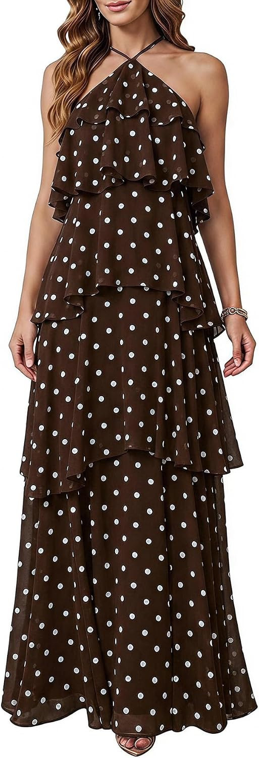 SOLY HUX Women's Wedding Guest Maxi Dress | Amazon (US)
