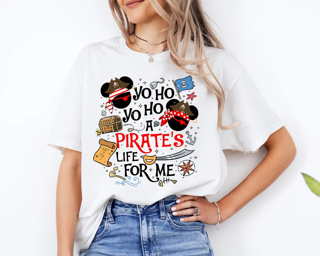Pirate's Life for Me Shirt, Disney Cruise T-shirt, Disney Pirates Shirt, Pirate's Life Shirt, Pir... | Etsy (US)