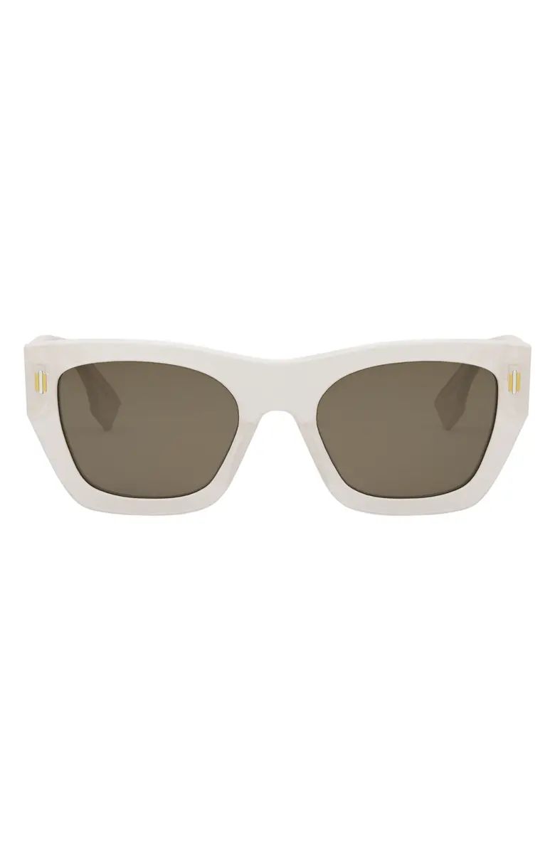 Fendi Roma Rectangular Sunglasses | Nordstrom | Nordstrom