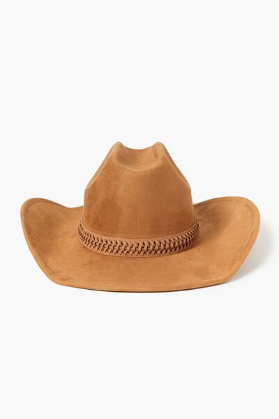 Faux Suede Braided Cowboy Hat | Forever 21 (US)
