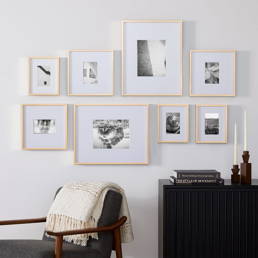 The Family Photo Wall Gallery Frames Set (Set of 8) | West Elm (US)