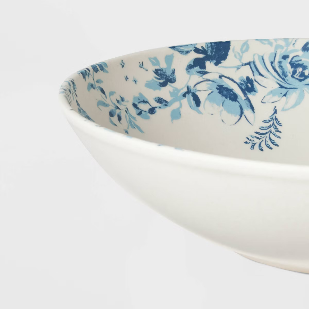 Melamine Floral Serving Bowl Blue - Threshold™ designed with Studio McGee | Target