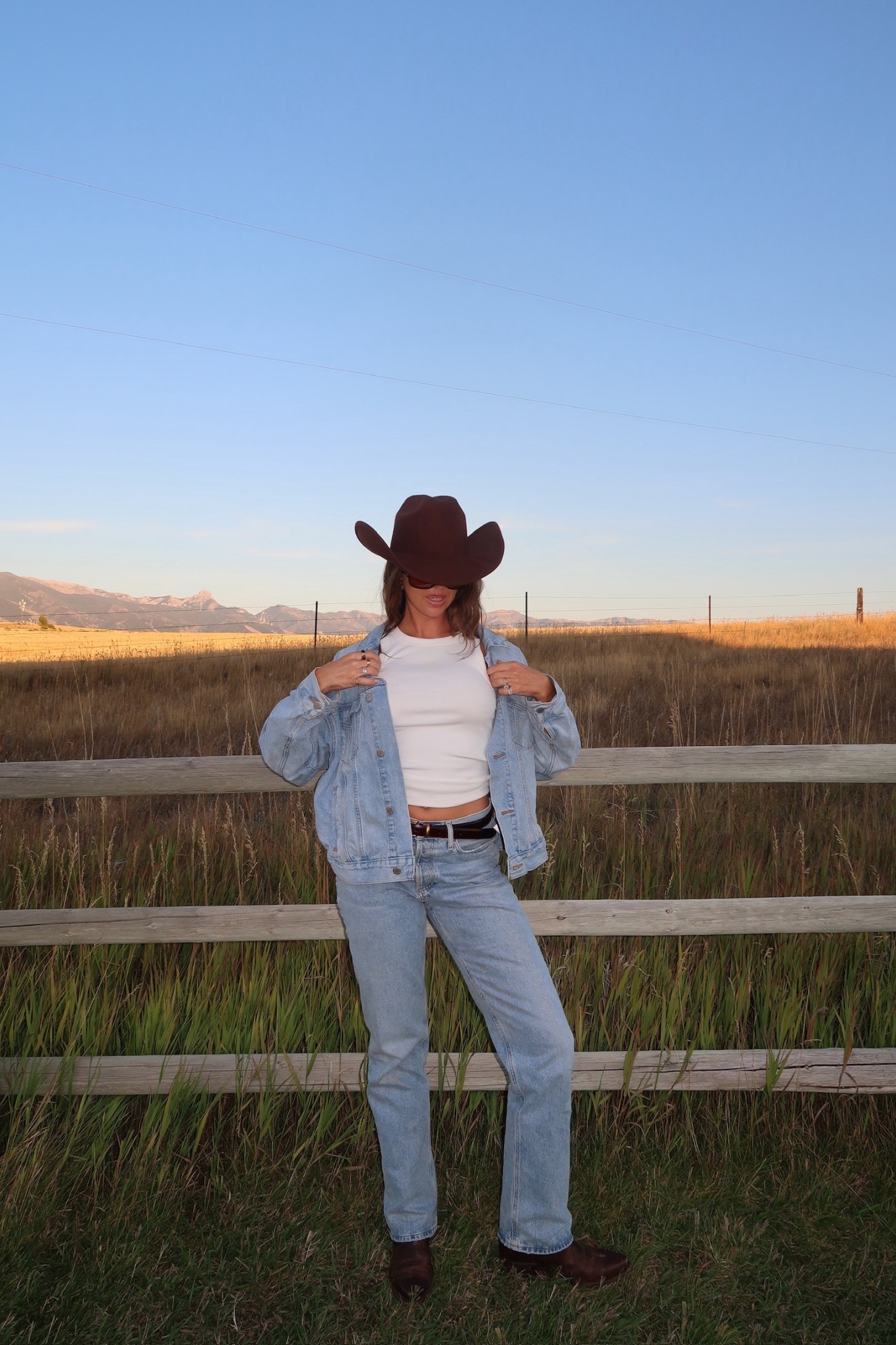 All denim outfit! Top is Vehla and boots are Vici but linking similar 

#LTKTravel #LTKSeasonal #LTKStyleTip