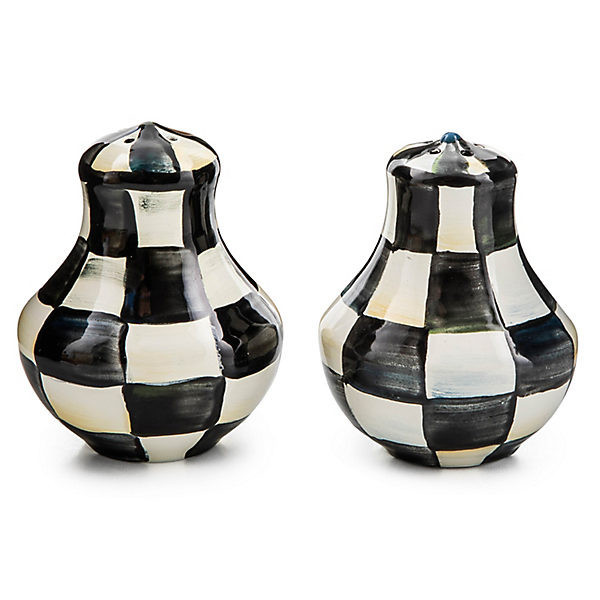MacKenzie-Childs Courtly Check Salt & Pepper Shakers | MacKenzie-Childs