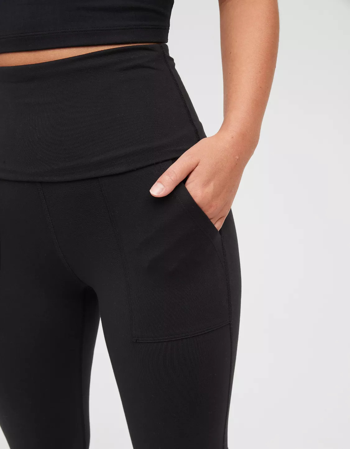 OFFLINE The Hugger High Waisted Foldover Flare Legging | American Eagle Outfitters (US & CA)