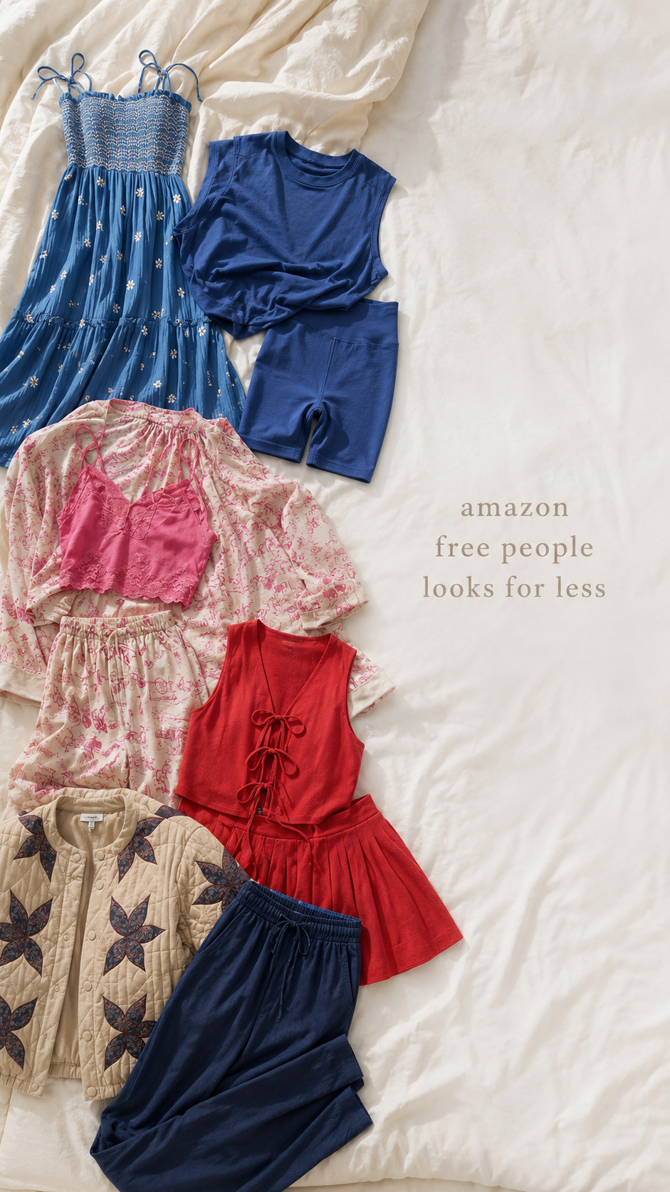 amazon free people looks for less part 1 🤍✨

found the cutest free people inspired amazon finds that give that effortless cool girl, boutique-looking vibe without the FP price tag. think flowy pieces, comfy but elevated staples, vacation-ready outfits, coffee run looks, and easy summer pieces that look way more expensive than they are.

perfect for brunch, beach trips, casual summer days, college outfits, and everyday outfits when you want that relaxed boho / model-off-duty look.

comment “fp” and I’ll send the links 🫶

#amazonfinds #amazonfashion #freepeopleinspired #freepeopledupes #amazonfreepeopledupes #amazonlooksforless #amazonfashionfinds #ltkfinds #ltkamazonfinds #boutiquelooksforless #affordablefashion #summeroutfits #bohostyle #coolgirlstyle #collegegirlstyle #vacationoutfits #coffeerunoutfit #pinterestoutfits #amazonmusthaves #amazonfavorites
 

 #LTKgrwm #LTKootd #LTKSaleAlert