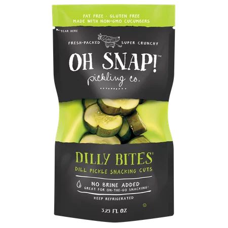 OH SNAP! Dilly Bites Dill Pickle Snacking Cuts 3.25 fl oz 1 pouch | Walmart (US)