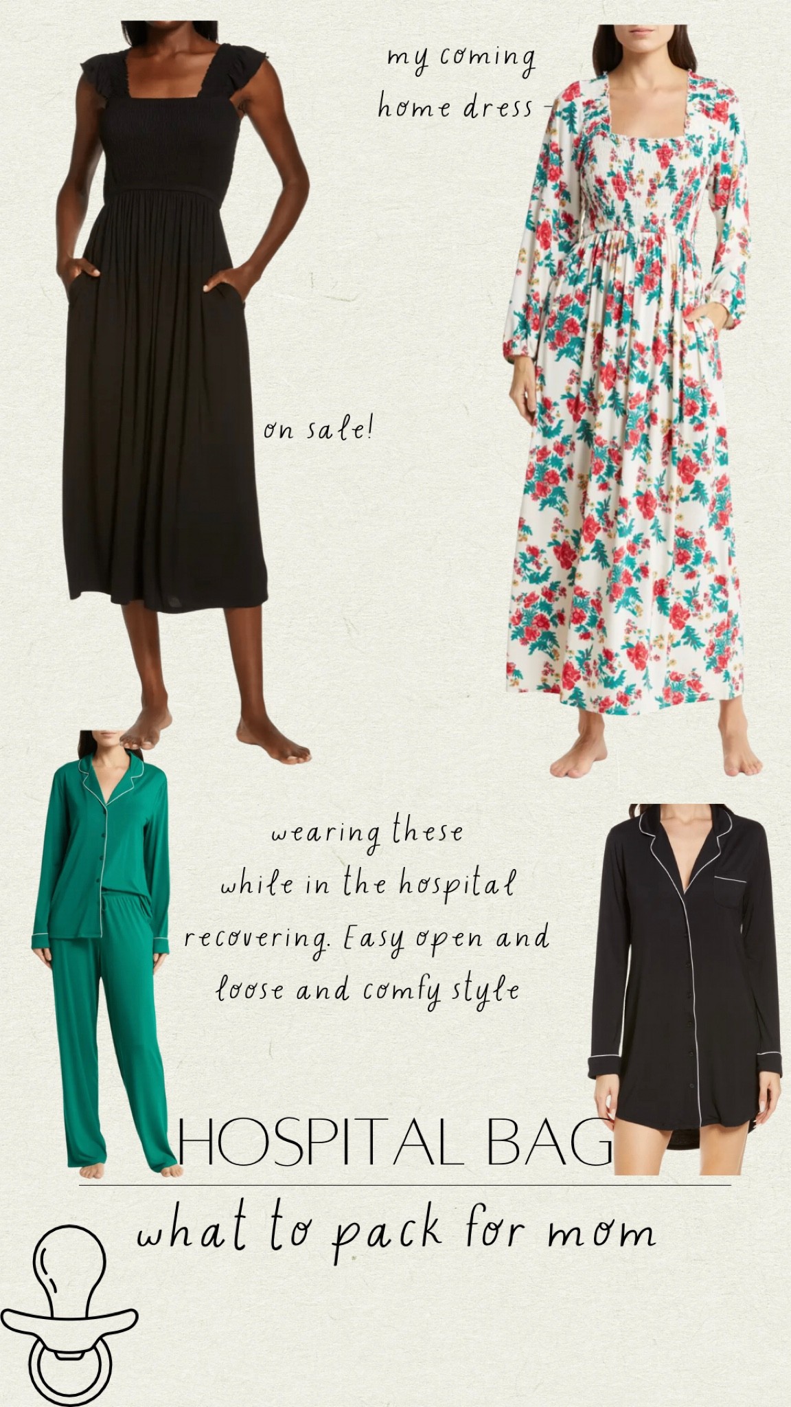 Hospital bag - what to pack for mom 

#LTKbaby #LTKbump #LTKunder100