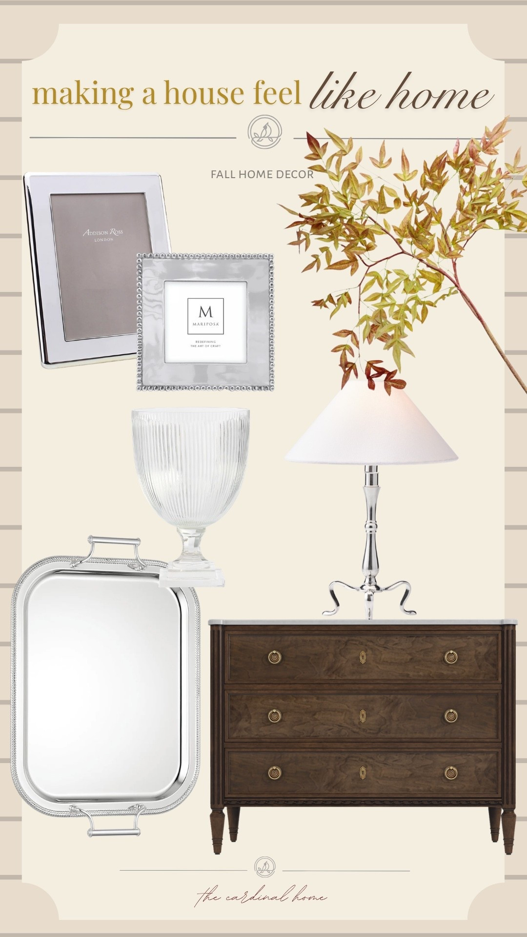 fall home decor, autumn home decor, traditional home decor, classic home decor, transitional home decor, neutral fall decor, vintage-inspired decor, antique brass decor, dark wood dresser, silver picture frames, silver serving tray, glass vase, faux fall branches, table lamp, dresser styling, fall decorating ideas, cozy home decor, elegant home decor

#LTKmomlife #LTKSeasonal #LTKHome