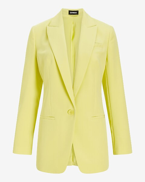 One Button Boyfriend Blazer | Express