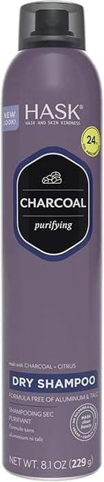 HASK Charcoal Purifying Dry Shampoo – Absorbs Oil, Purifies & Detoxifies Hair, Extends Time Bet... | Amazon (US)