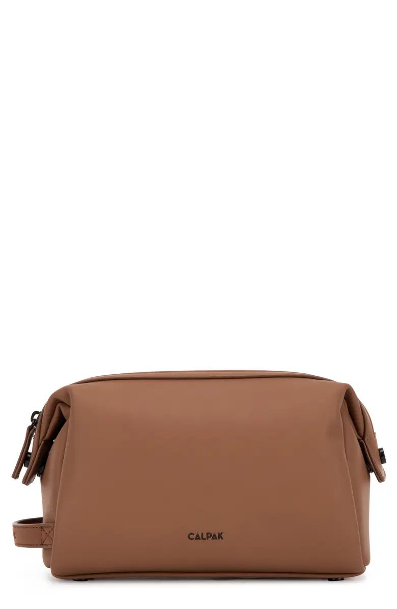 Hue Faux Leather Toiletry Bag | Nordstrom