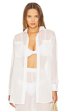 JADE SWIM Mika Top in White from Revolve.com | Revolve Clothing (Global)