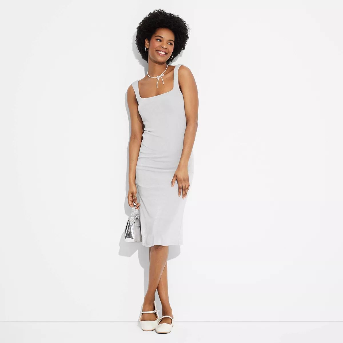 Women's Square Neck Midi Dress - Wild Fable™ | Target