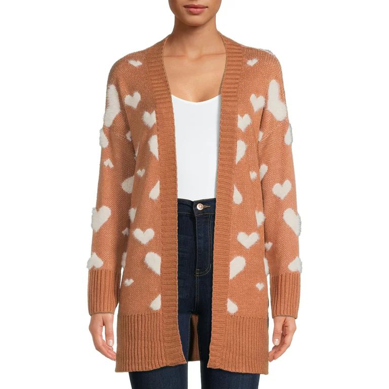 Dreamers by Debut Women's Print Cardigan Sweater | Walmart (US)