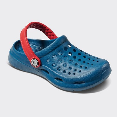 Joybees Toddler Harper Sandals - Navy Blue/Red 10-11 | Target