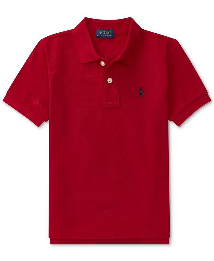 Polo Ralph Lauren Little Boys Pique Polo & Reviews - Shirts & Tops - Kids - Macy's | Macys (US)