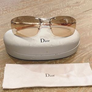 DIOR Pop/n Sunglasses Rimless Champagne Pink Gradient | Poshmark