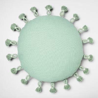 Oversized Round Hand Woven Cotton Pillow - Opalhouse™ | Target