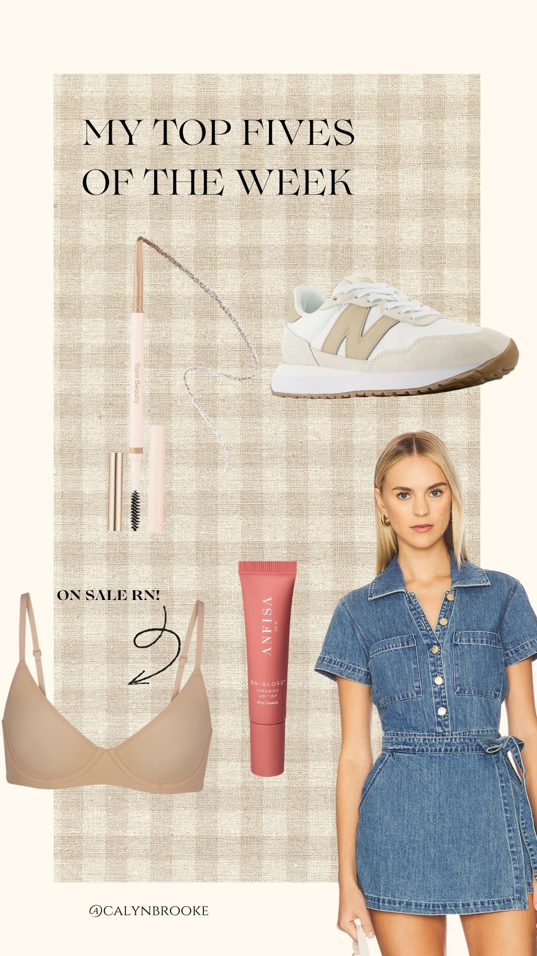 My top fives of the week! My favorite SKIMS bra is on sale 

#LTKBeauty #LTKootd #LTKSaleAlert