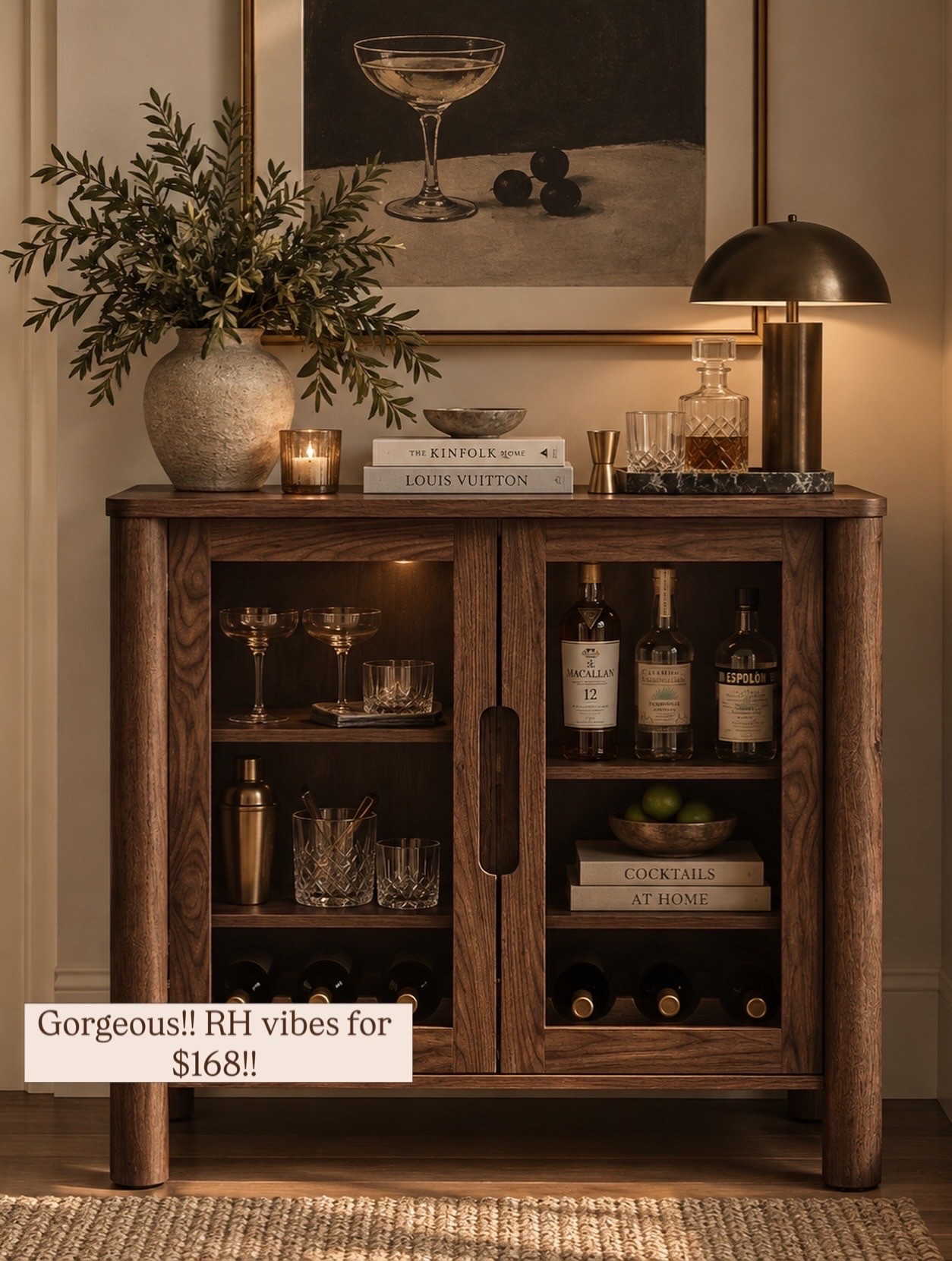 New Walmart bar cabinet. Walmart cabinet