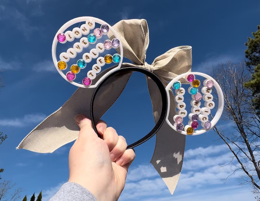 Friendship Bracelet 3D Printed Mouse Ears - Etsy | Etsy (US)