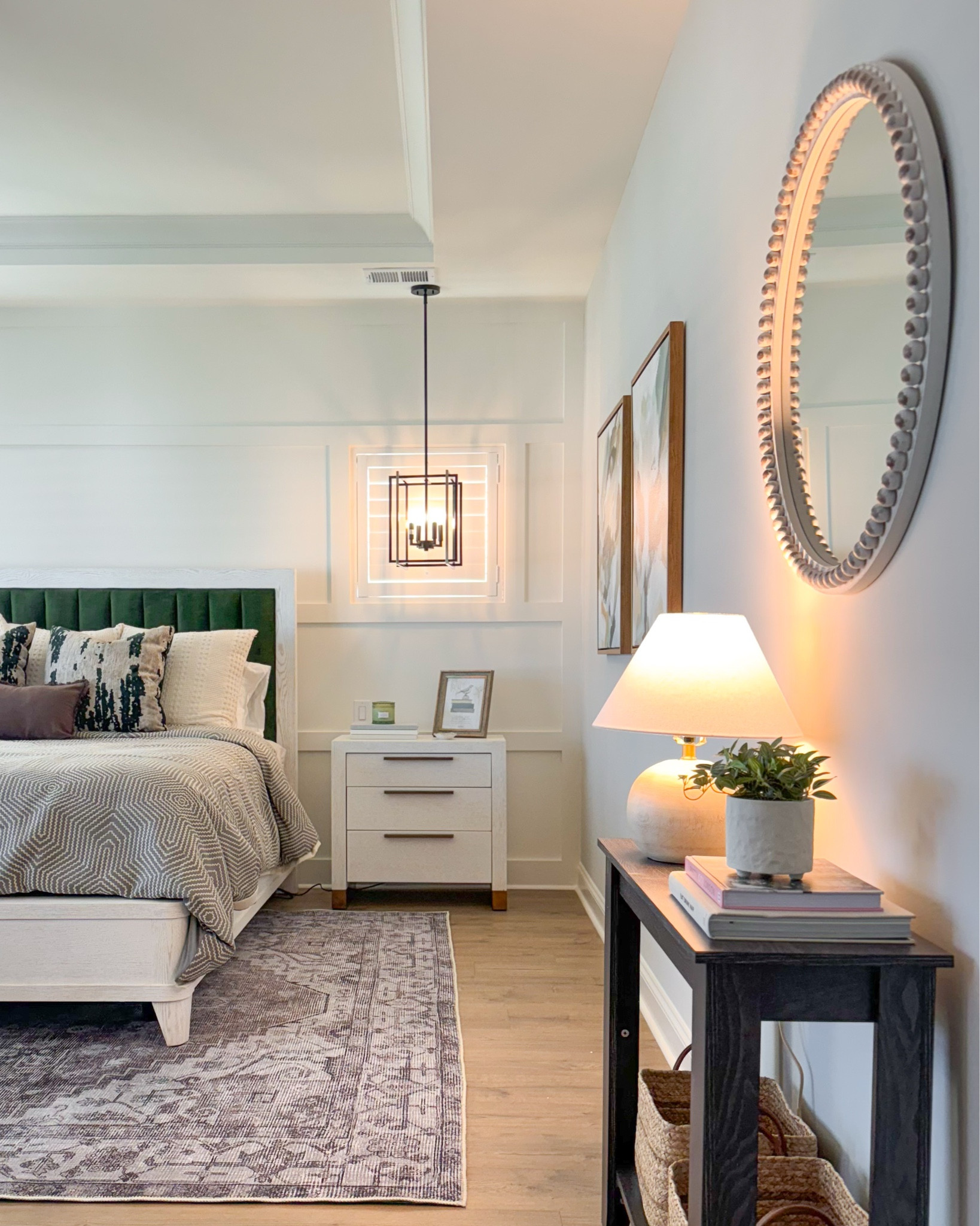 Loving how this bedroom came together! 💗

Our client came to us already having some staple pieces (headboard, dresser, night stands, etc.) and needed someone to bring it all together to make it feel like home. 😌

We added in some layered lighting, textured baskets, decor for her staple pieces, and some comfy bedding to create a cozy and timeless feel. It was all about balancing comfort and style to create this calming sanctuary. ☁️

#homedecor #interiordesign #bedroomdesign #interiordecor #interiorstyling #bedroominspo

#LTKStyleTip #LTKHome