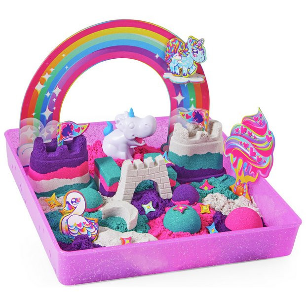 Kinetic Sand Rainbow Unicorn Playset | argos.co.uk