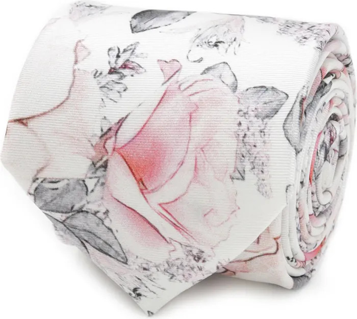 Painted Floral Silk Tie | Nordstrom
