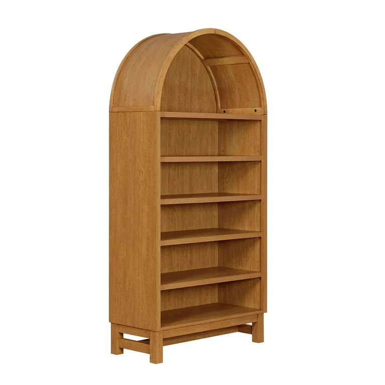 Better Homes & Gardens Juliet Open Arch Bookcase, Light Honey | Walmart (US)