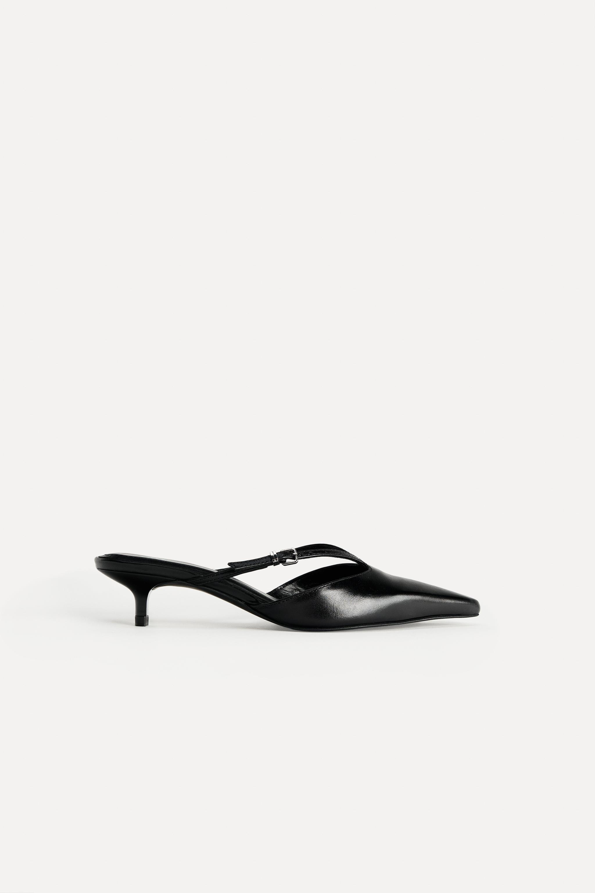 LEATHER HIGH-HEEL MULES 50TH ANNIVERSARY | Zara UK