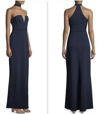 NEW* BCBG MAXAZRIA Elias Strapless Gown Dress Navy Color Size 8   $338.00  | eBay | eBay US