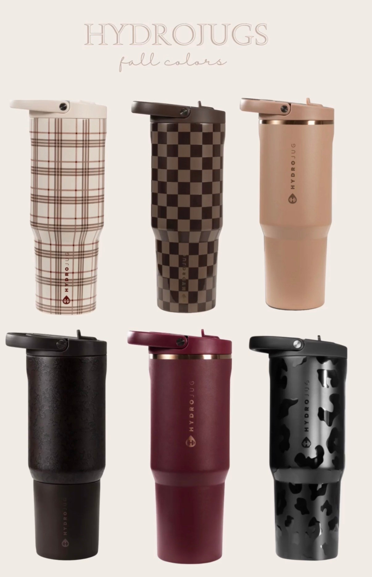 Hydrojugs
Fall color water bottles


#LTKSeasonal #LTKGiftGuide #LTKHoliday