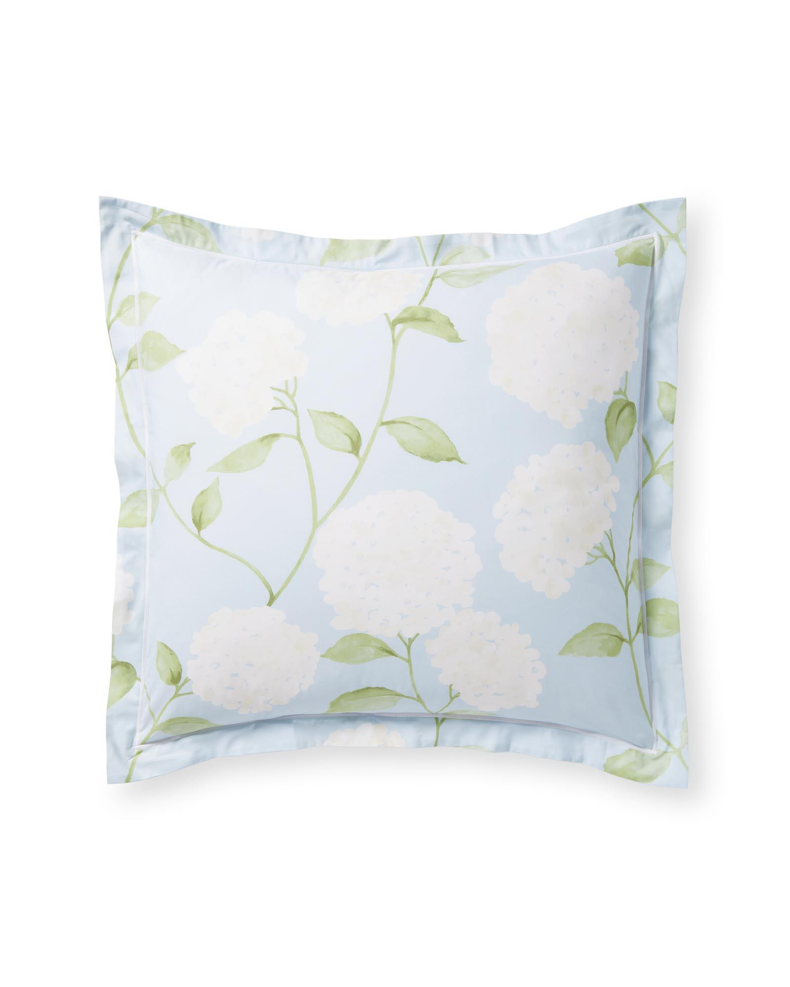 Hydrangea Percale Sham | Serena and Lily