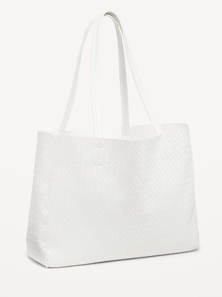 Faux Leather Tote Bag for Women | Old Navy (US)