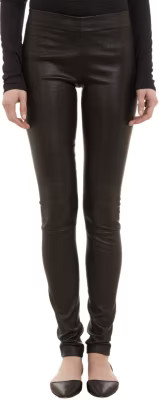 Stretch-Leather Leggings | Barneys New York (Global)