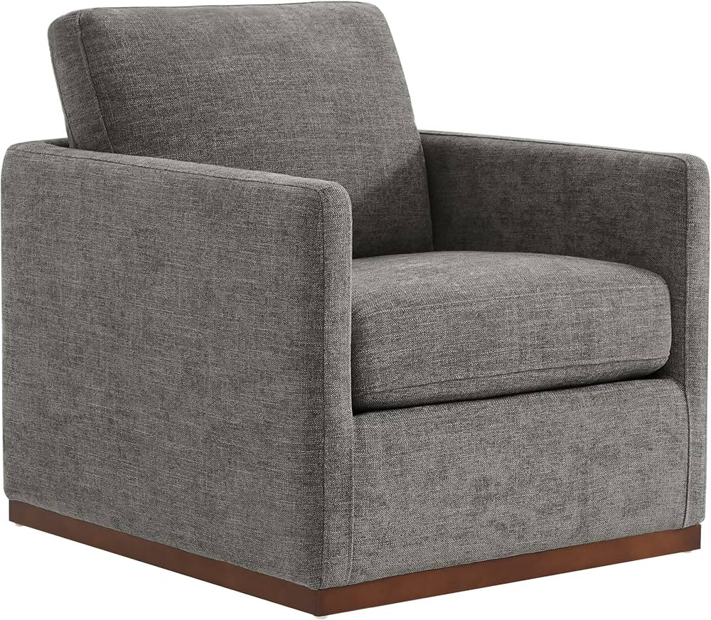 CHITA Swivel Accent Chair, Mid Century Modern Arm Chair for Living Room and Bedroom, Grey        ... | Amazon (US)