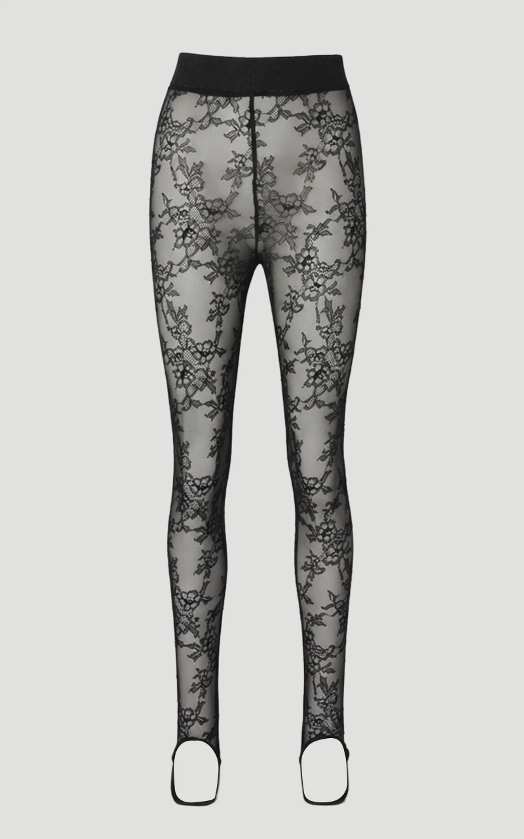 Lace Stirrup Legging | Karen Millen UK + IE + DE + NL