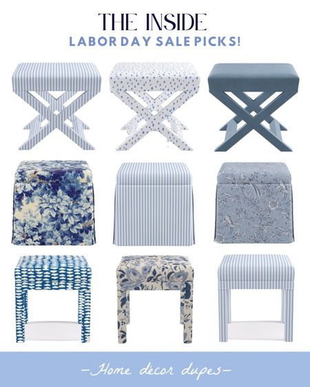 🤍The Inside Labor Day Sale picks!🤍 Love their stools and ottomans!! They come in so many different prints and are dupes for Serena & Lilys skirted ottoman and stool!! Plus, no nailheads!! 🙌🏻🤣 The ticking stripe x base stool is now $288 after code!! 🤯

Get 15% OFF all orders under $499 with code: WEEKEND15
And get 20% OFF all orders $499+ with code: WEEKEND20

#LTKsalealert #LTKfamily #LTKhome