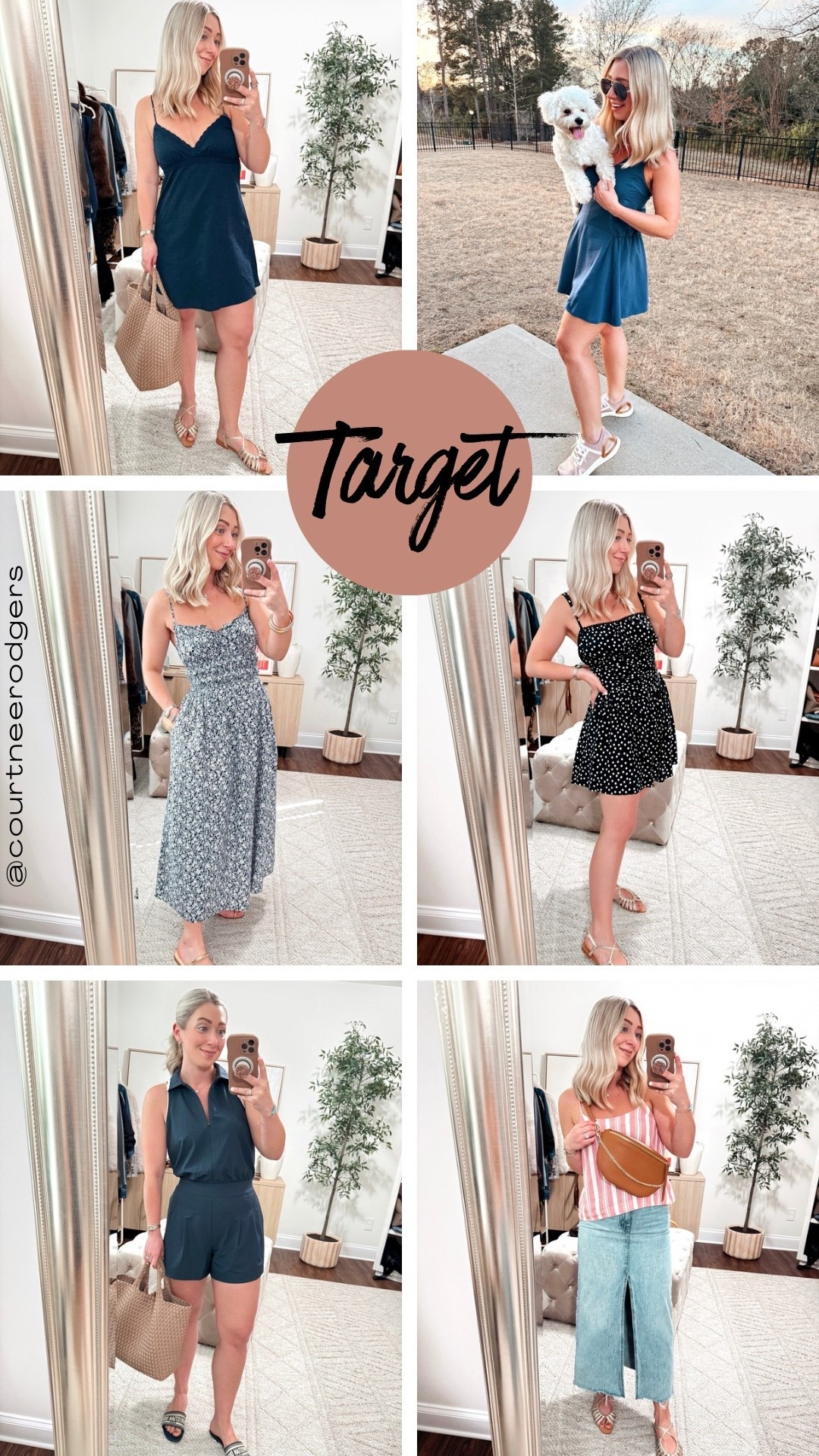 Target Finds for Spring 💛
All dresses size small except the navy mini dress (size medium), size small romper, size small striped tank 

Spring fashion, target, dresses 

#LTKdayinmylife #LTKgrwm #LTKootd