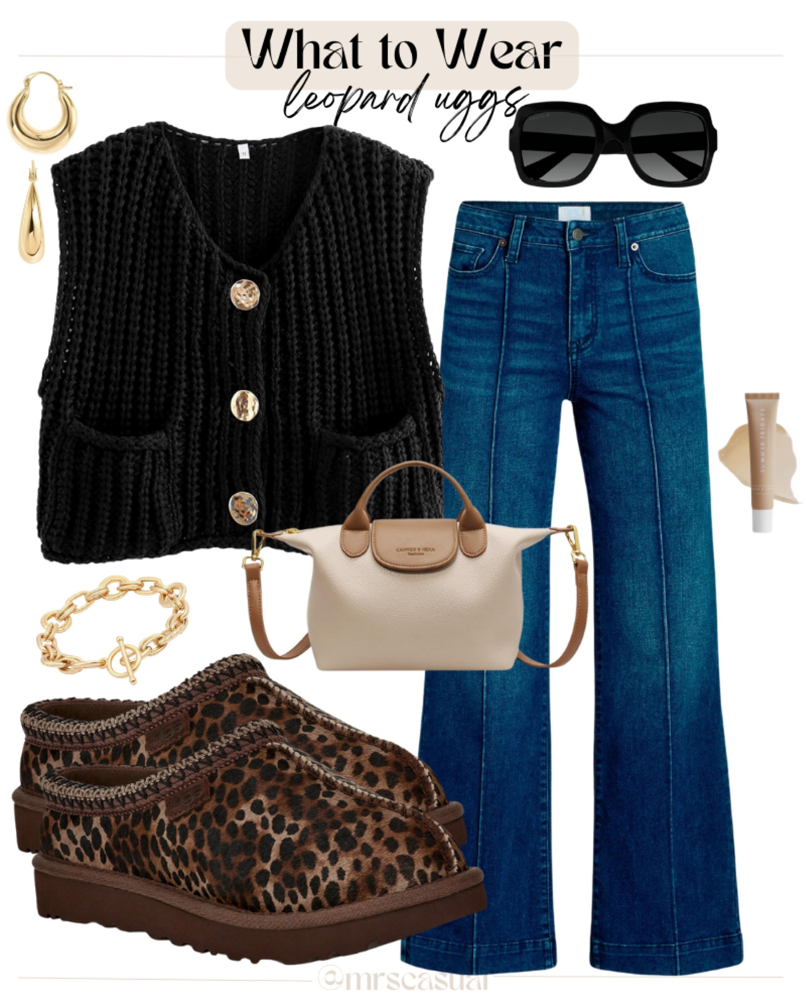 Leopard Uggs outfit idea for Fall 🍂 

#LTKFindsUnder100 #LTKItBag #LTKShoeCrush
