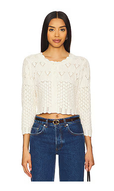 ba&sh Cardigan Jump in Ecru from Revolve.com | Revolve Clothing (Global)