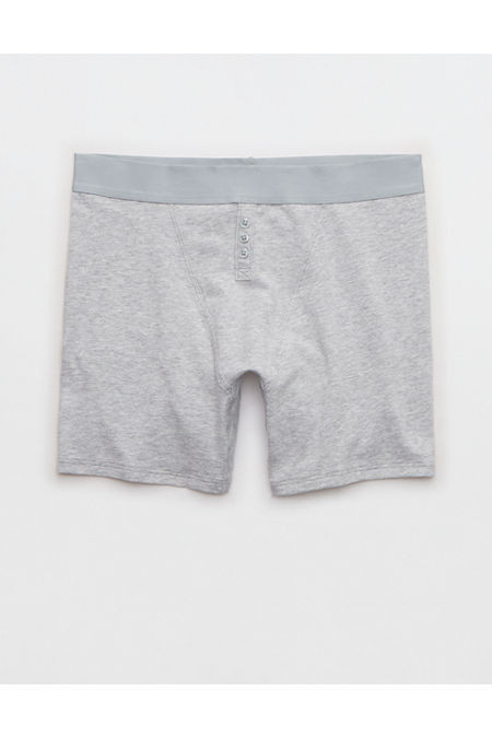 Superchill Cotton Boxer Underwear Women's Medium Heather Gray XXS | American Eagle Outfitters (US & CA)