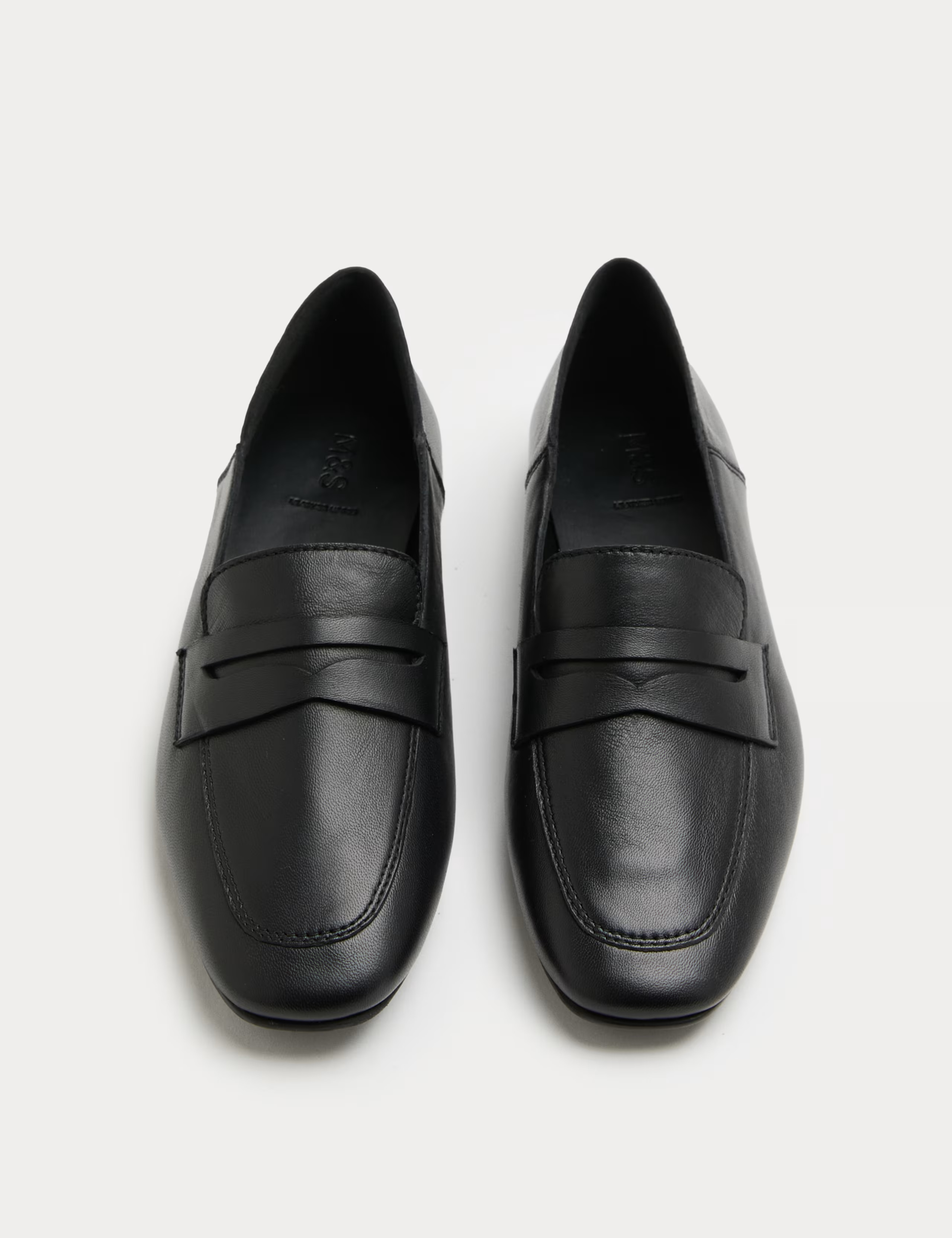 Leather Flat Chisel Toe Loafers | Marks & Spencer (UK)