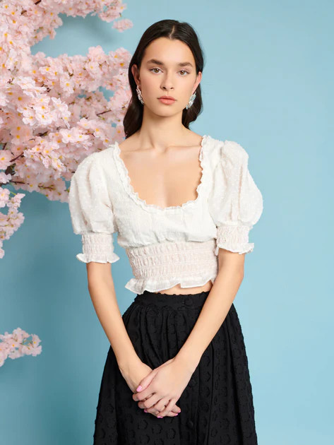 Corolla Bow Crop Top | Sister Jane (UK)